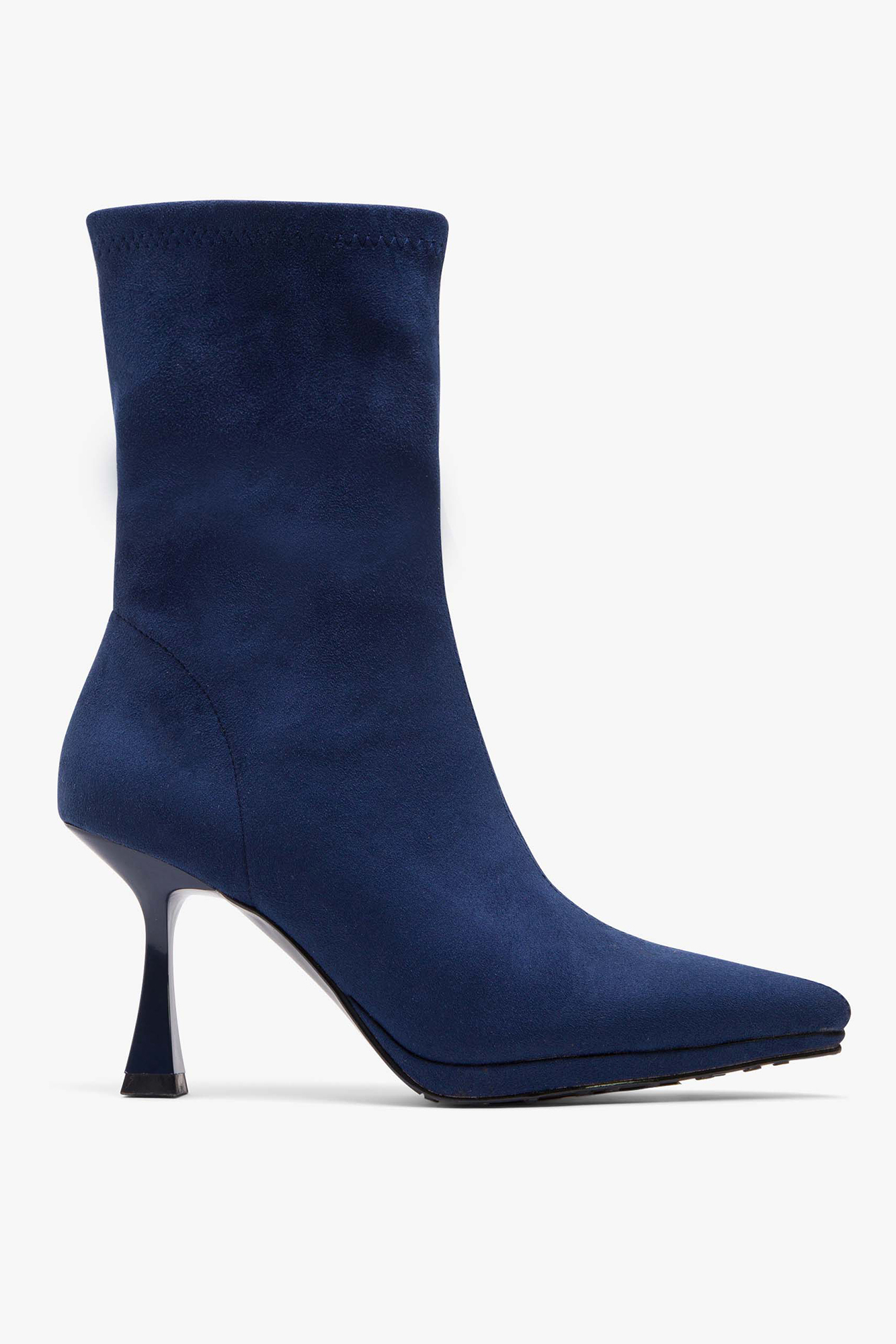 Tacón Alto Botin Tacon Azul Marino Rebajas En Calzado De Mujer