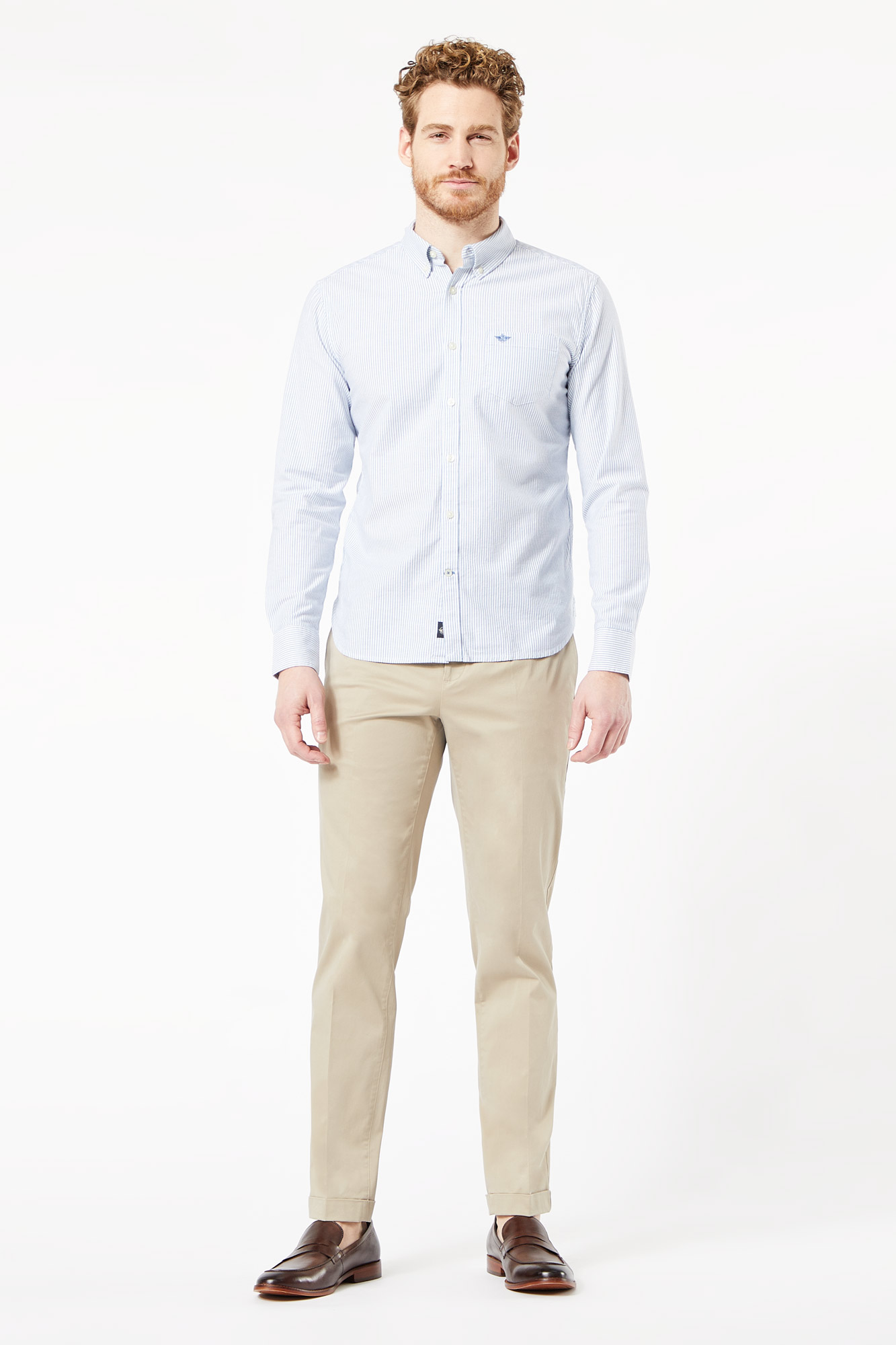 Stretch Oxford Shirt, Slim Fit – Dockers®