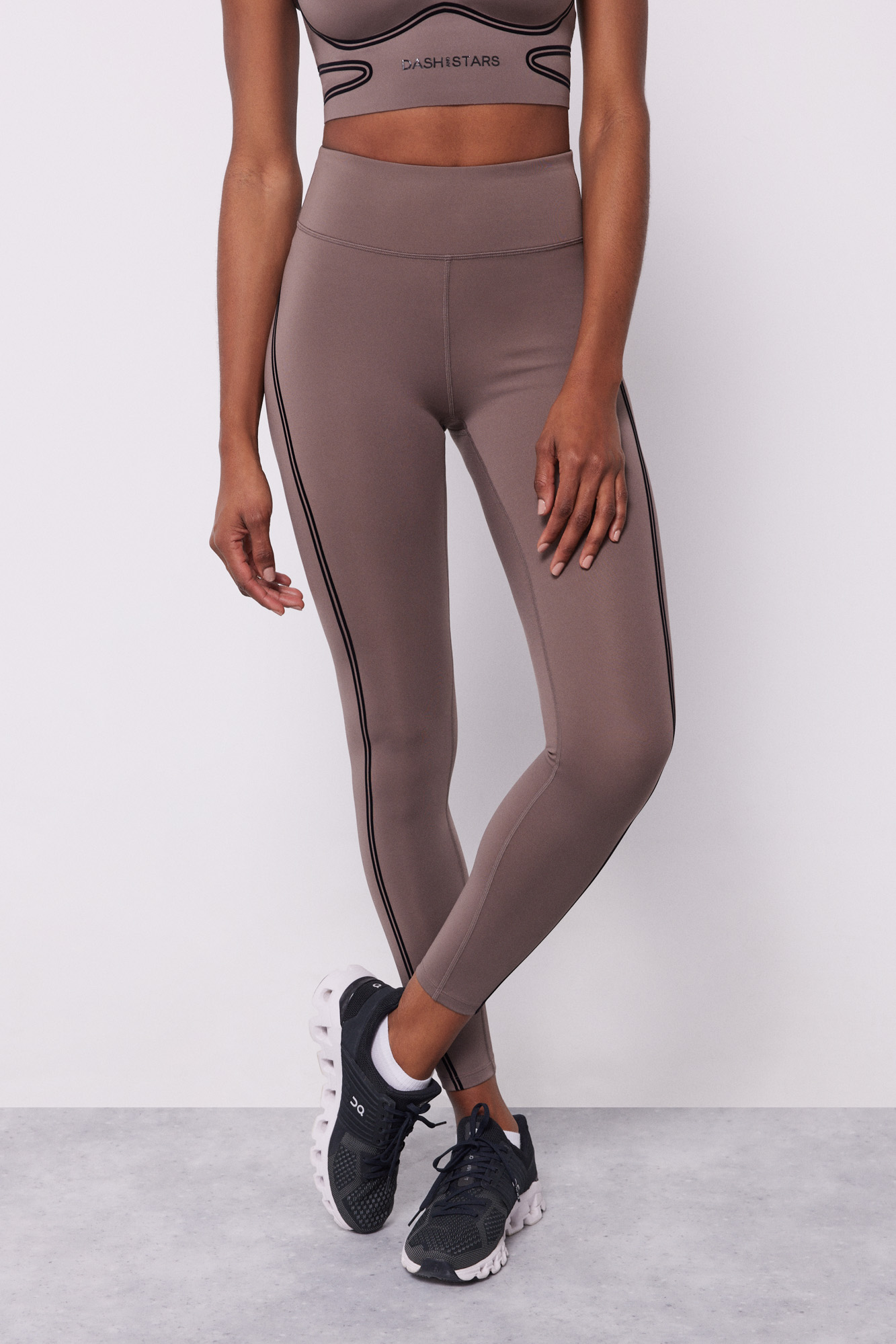 Leggings gris 4D Stretch, Pantalones deportivos de mujer