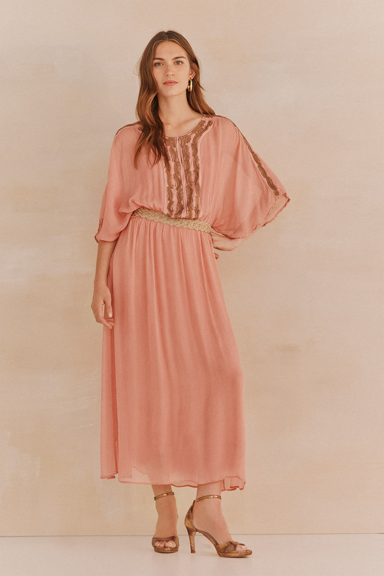 Vestido fluido Vestidos de mujer Cortefiel