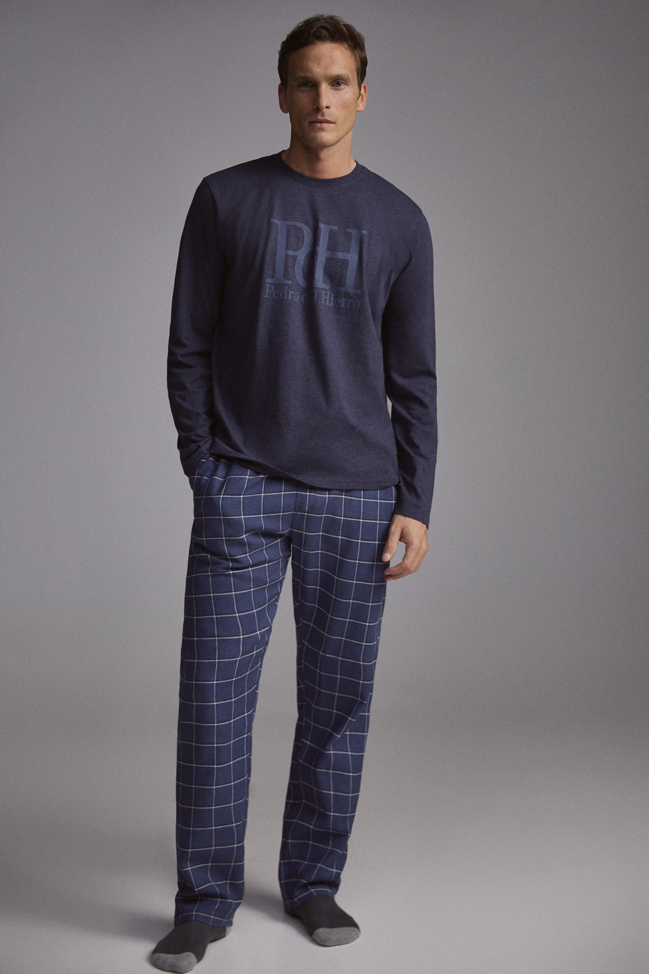 pijama cuadrille hombre