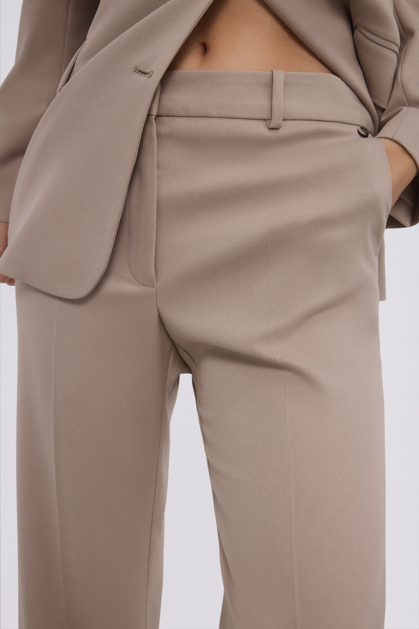 Womens suit trousers with pockets sales