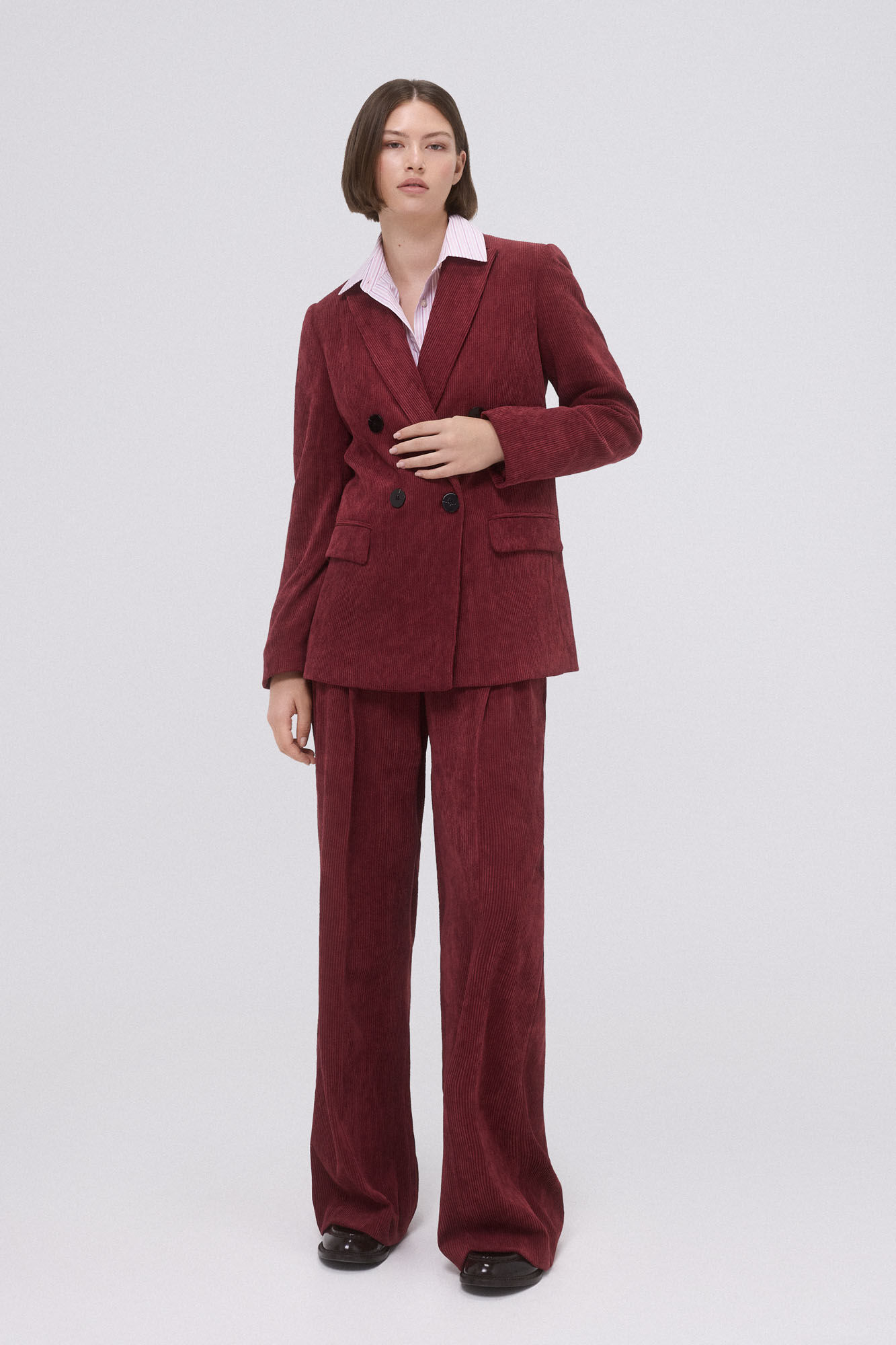 Corduroy blazer Women s jackets Cortefiel