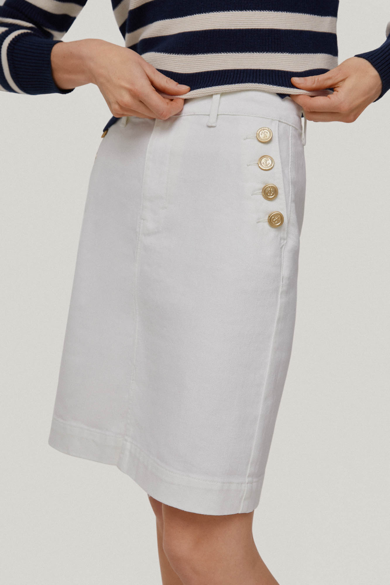 Falda vaquera botones Faldas de mujer Cortefiel