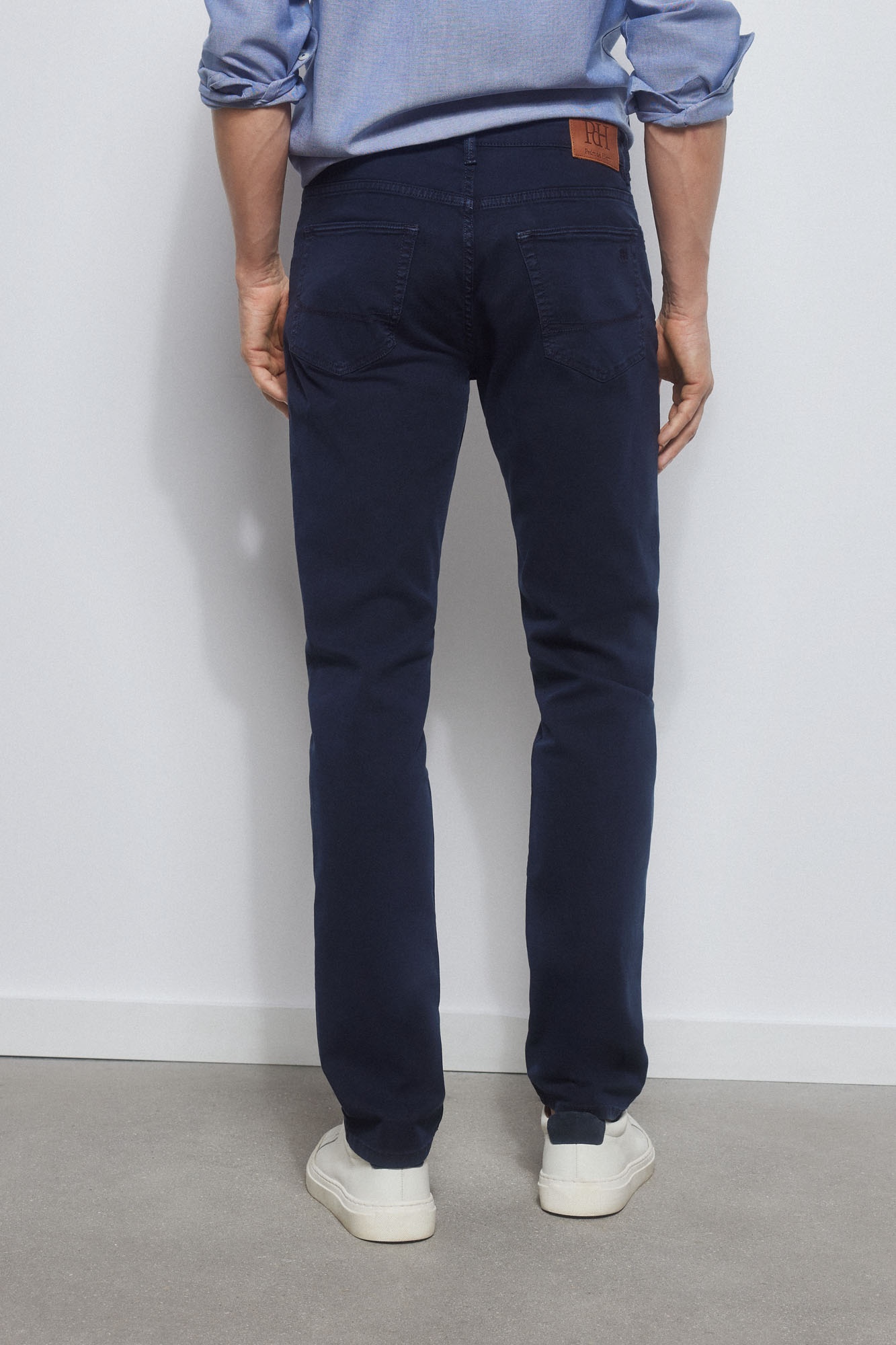 Coloured slim fit Premium Flex 5-pocket jeans