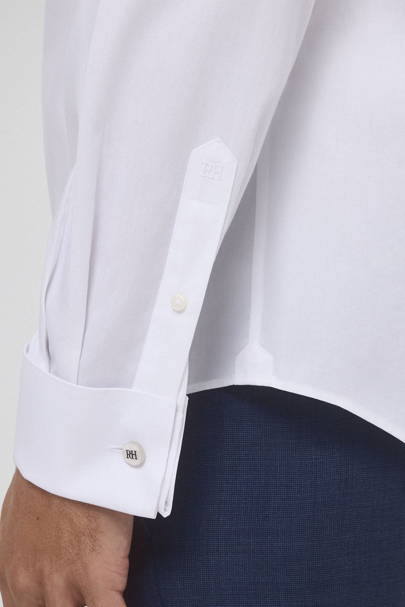 Camisa vestir puño gemelos non iron antimanchas Camisas de