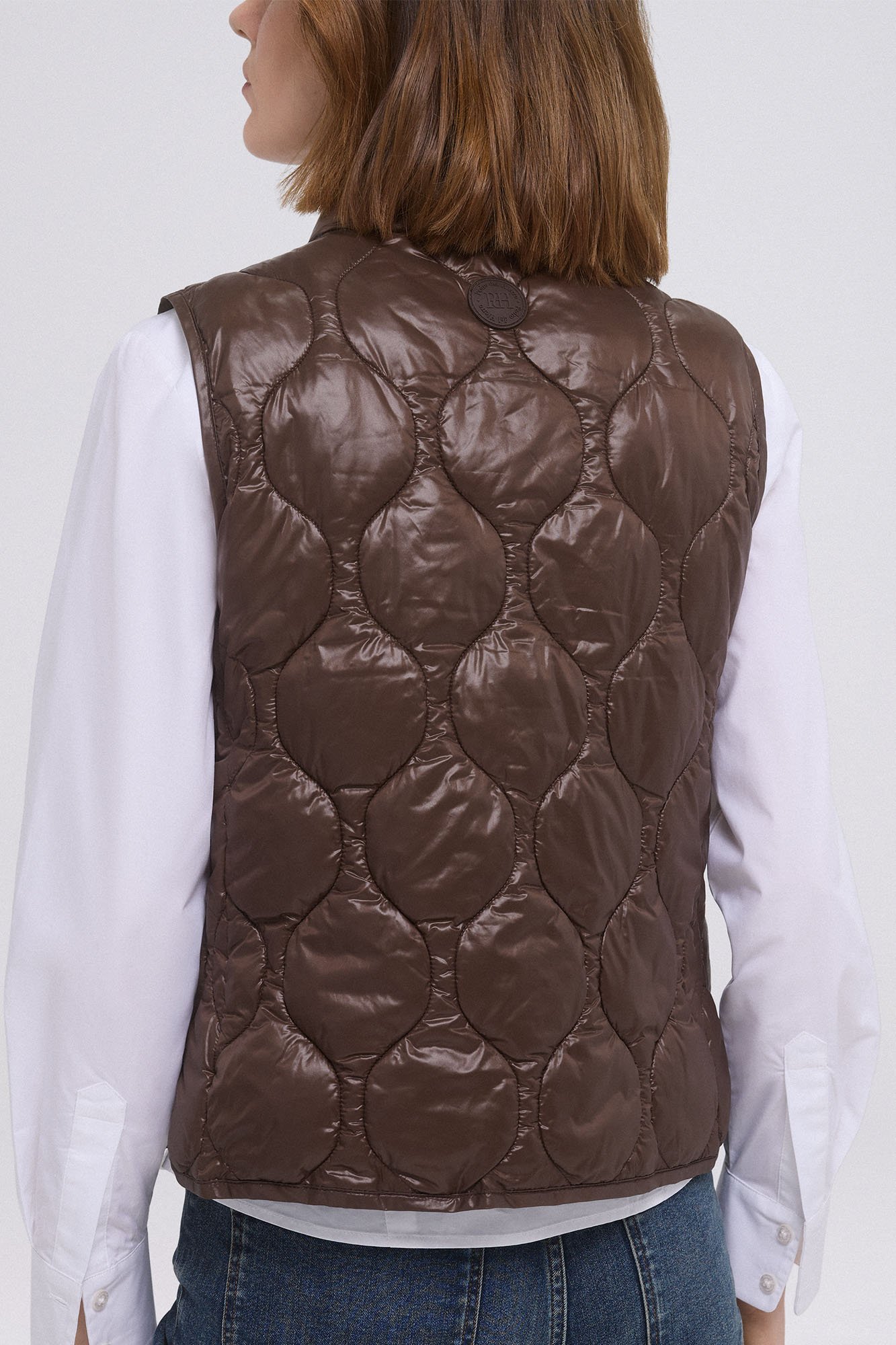 Chaleco acolchado cuello Chalecos de mujer Cortefiel