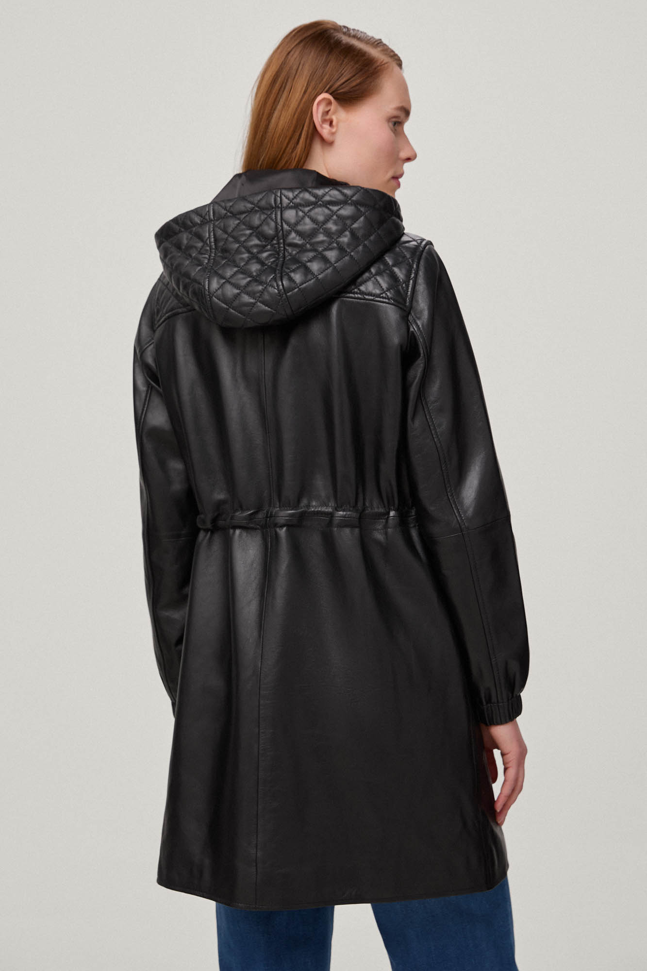 Leather parka Women's jackets Cortefiel