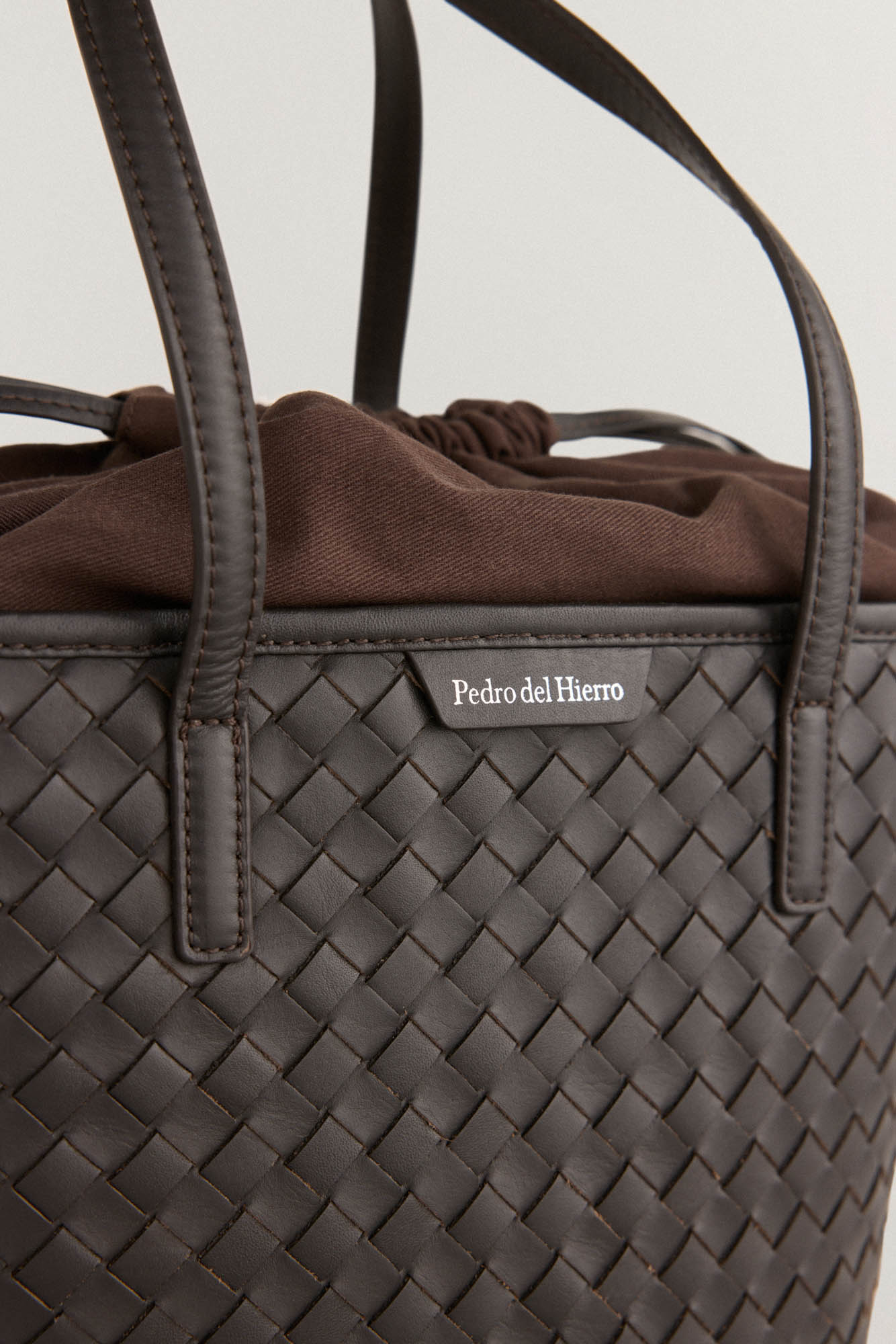 Pedro Del Hierro Bolsos Mujer Cortefiel Bolso Capazo Piel Trenzada