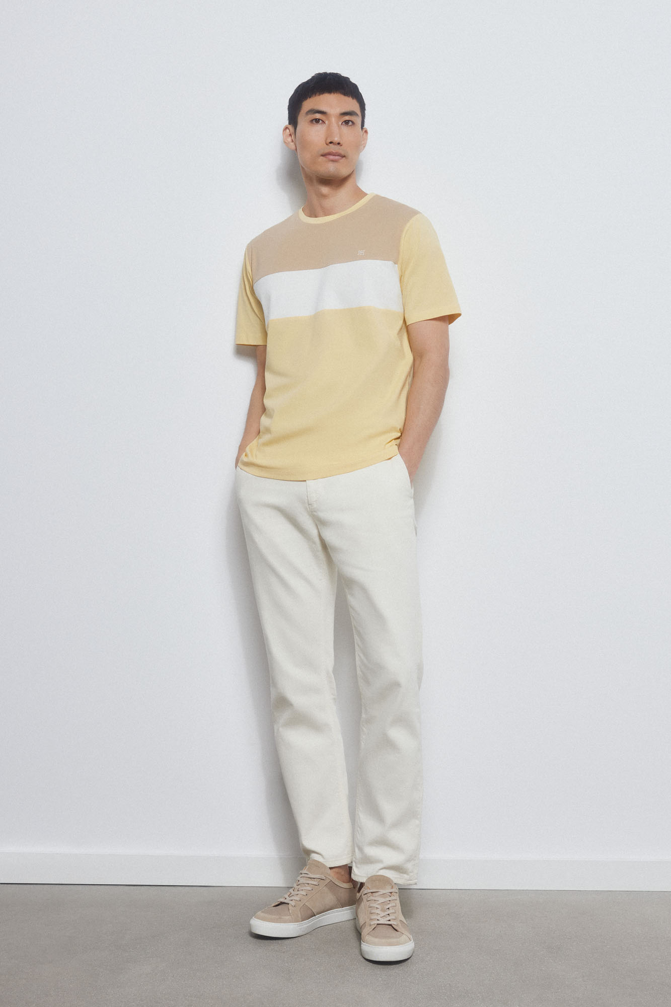 TOM TAILOR RELAXED COLORBLOCK - Sweatshirt - Green/grün