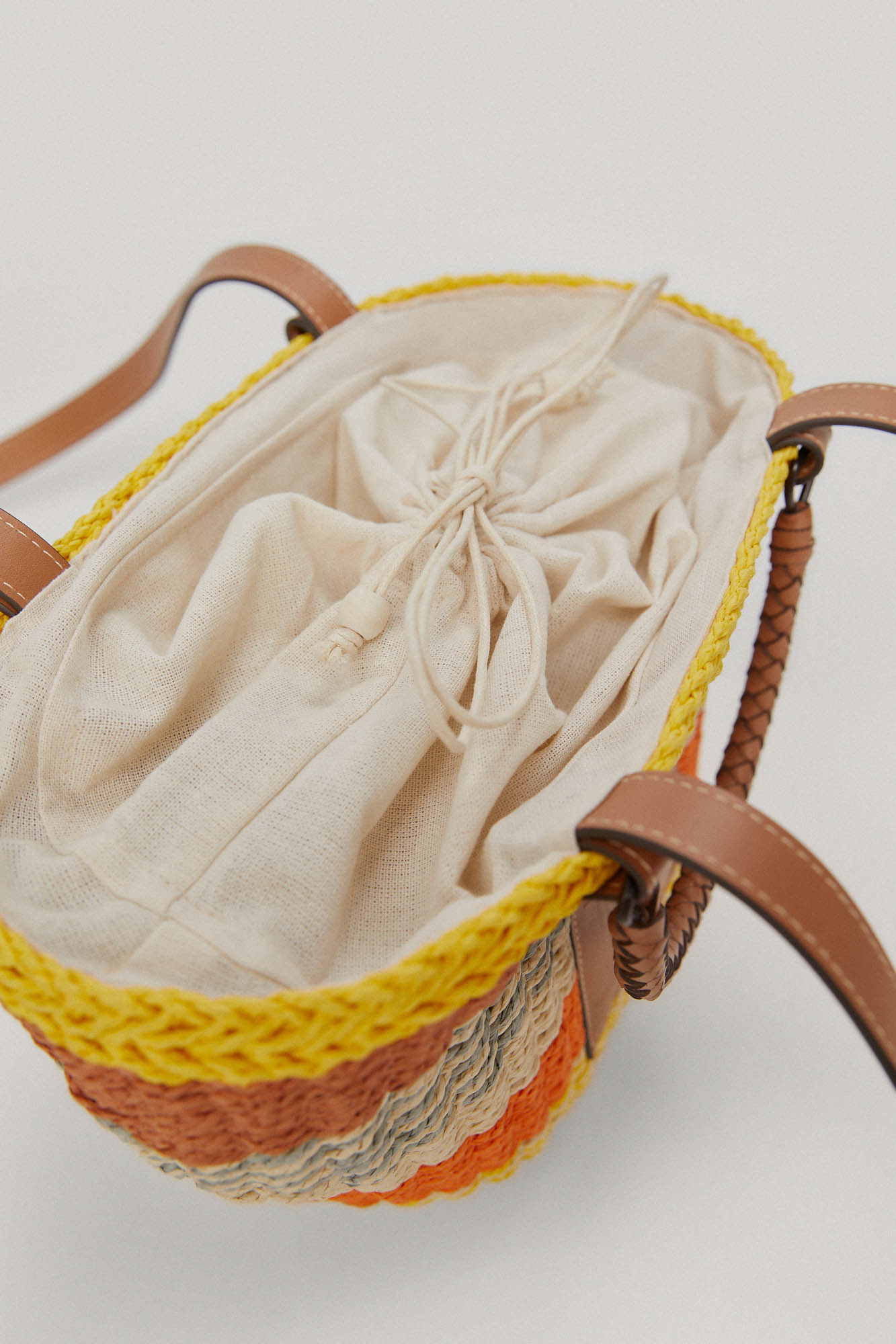 Rafia Bolsos Pedro Del Hierro Nueva ColecciÃ³n Mujer Mini Capazo