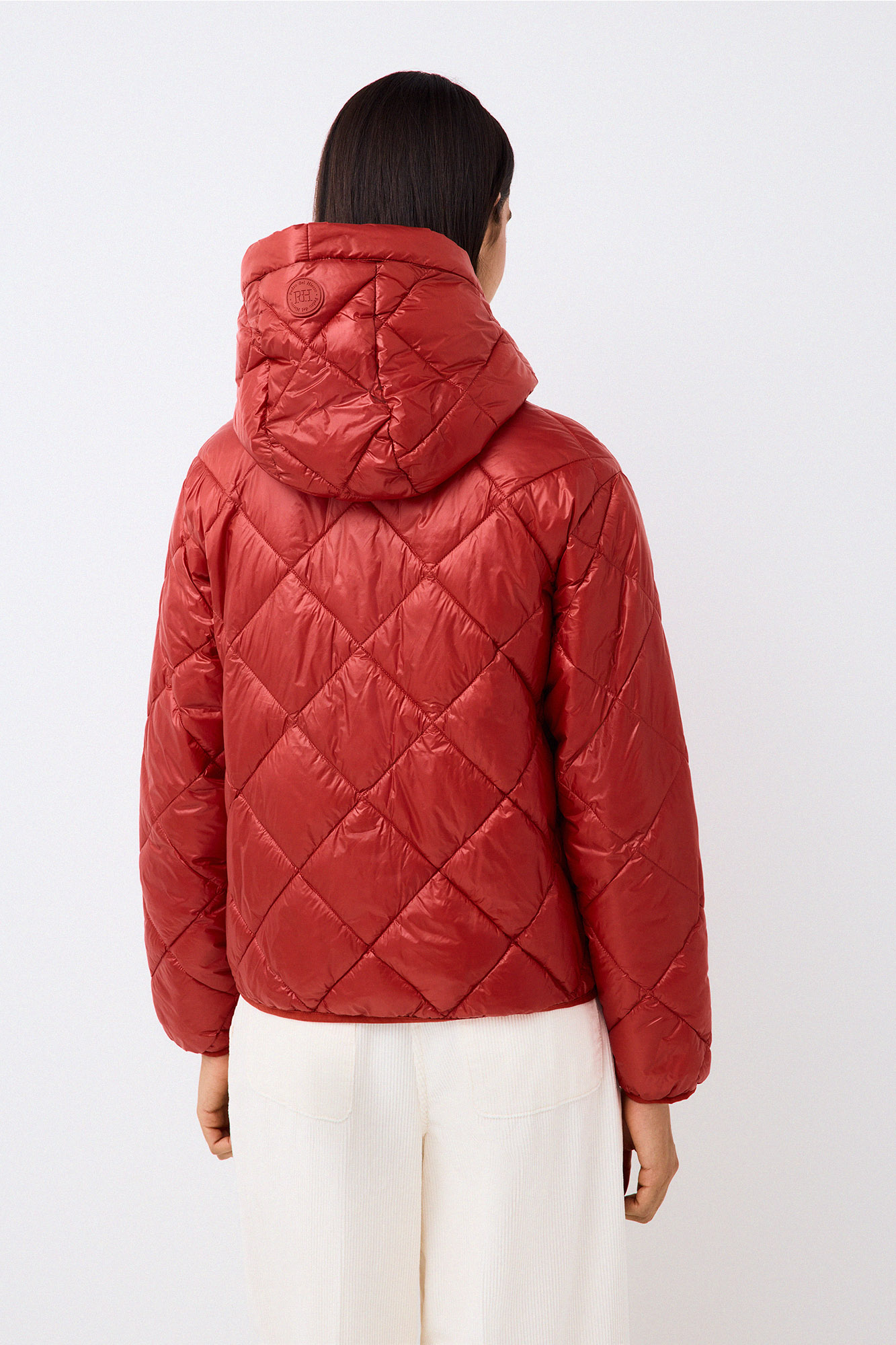 Short hooded parka