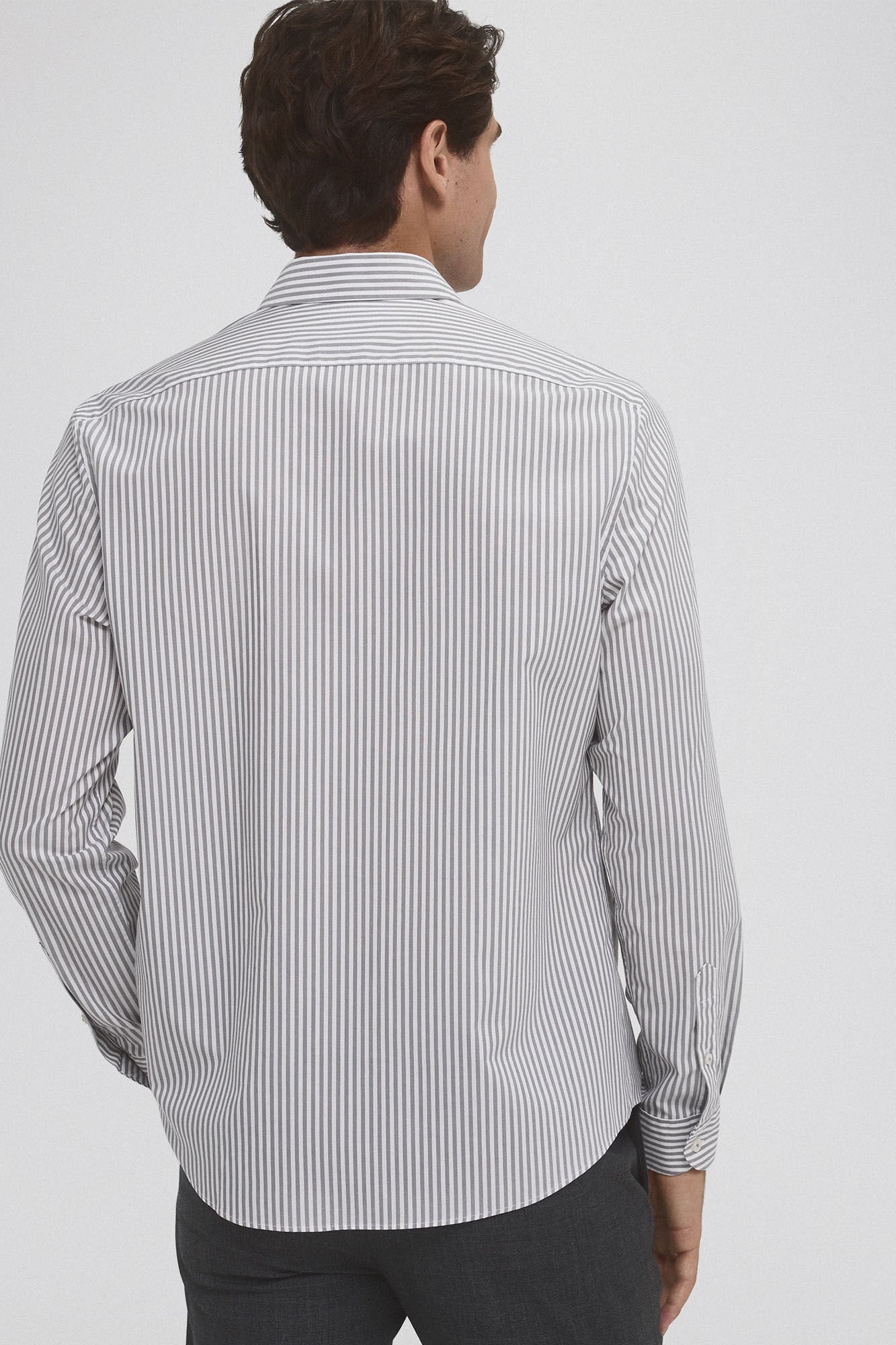 Camisa rayas wrinkle free Camisas de hombre Cortefiel