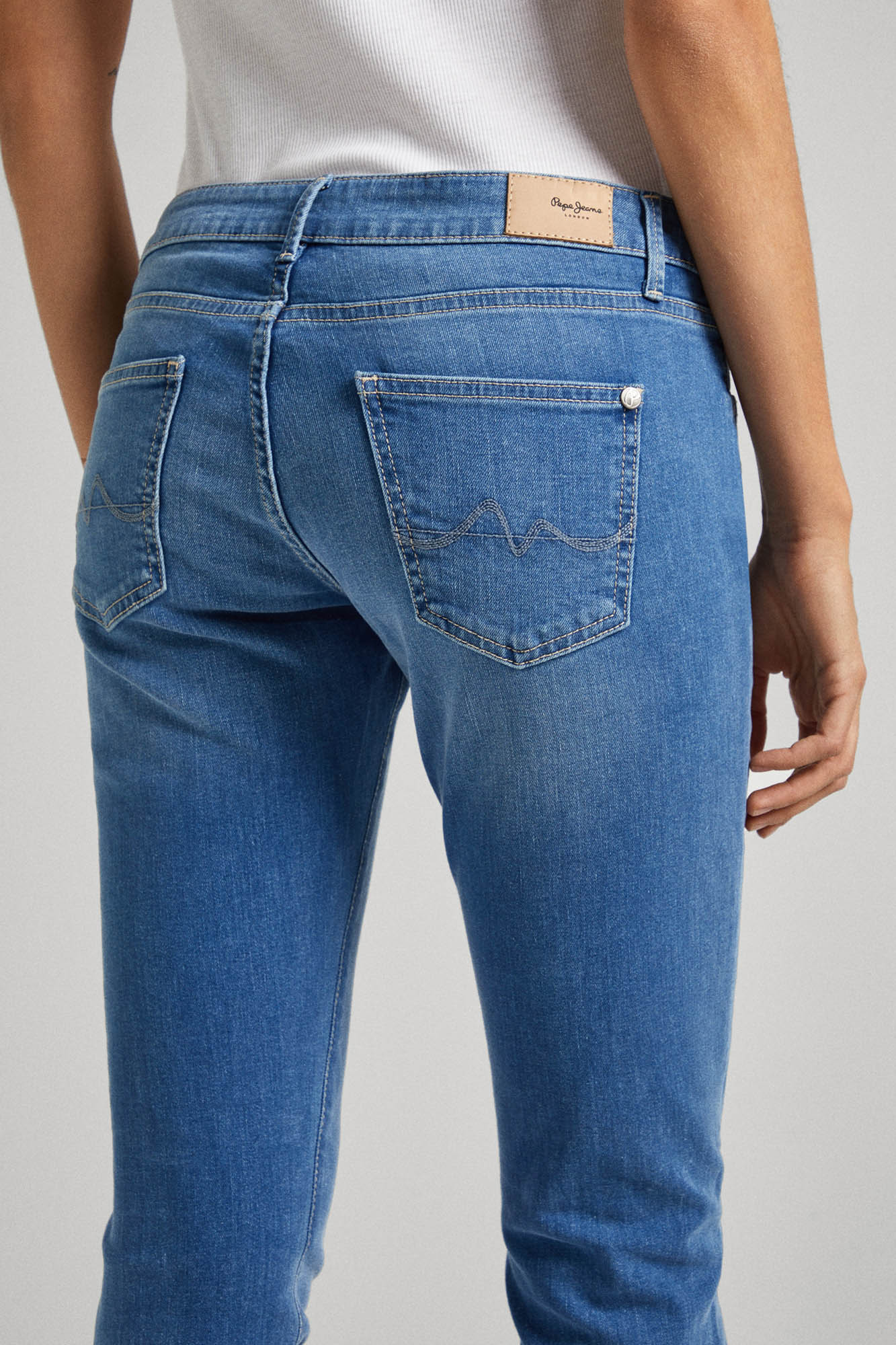 Jeans Skinny Tiro Bajo Pantalones vaqueros y jeans de mujer