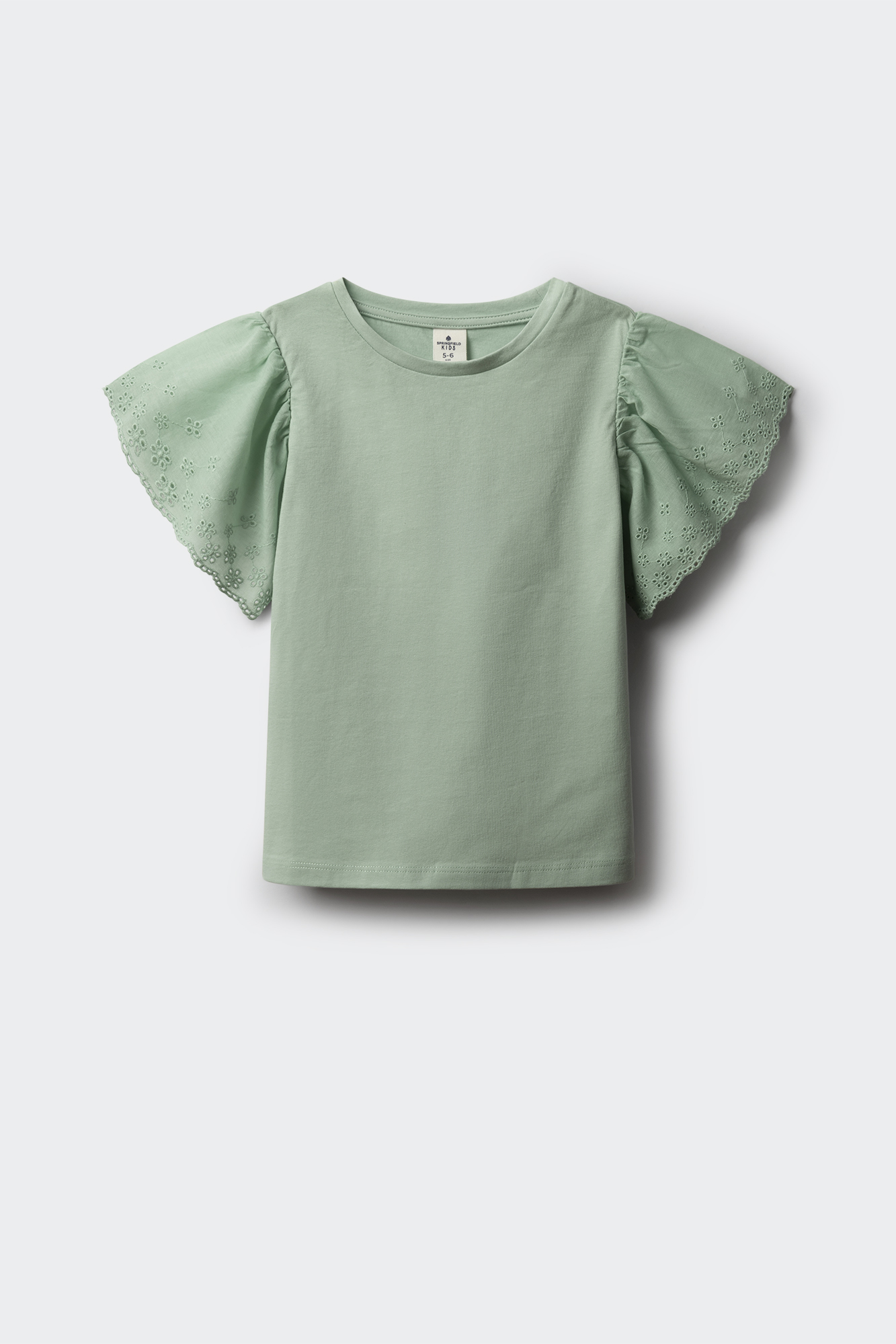 Camiseta Volantes niña Camisetas para niña Cortefiel