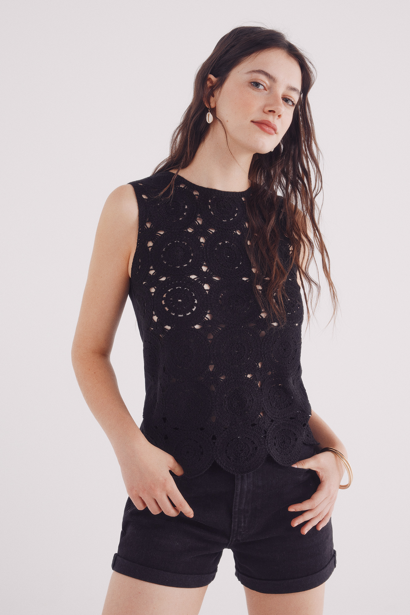 Sin Mangas Fifty Factory Camisetas Mujer Shirt Brand Chaleco Largo