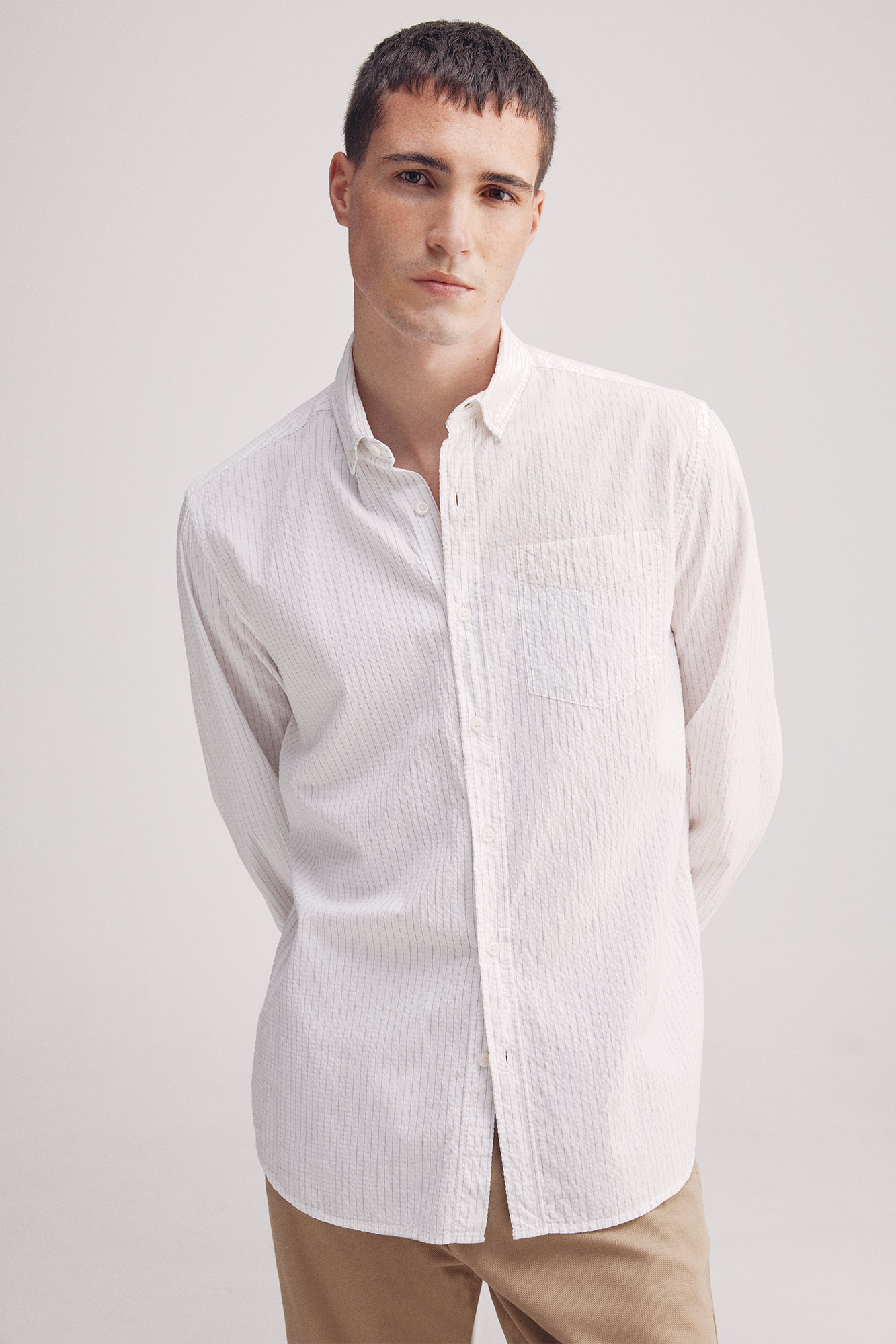 CAMISA SEERSUCKER GRIS / UNFEIGNED