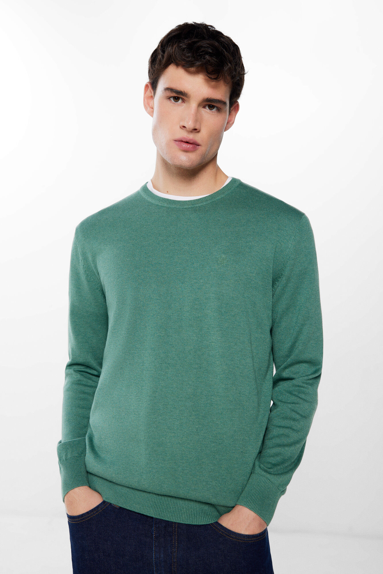 Essential jumper with elbow patches | Men's jumpers and cardigans ...