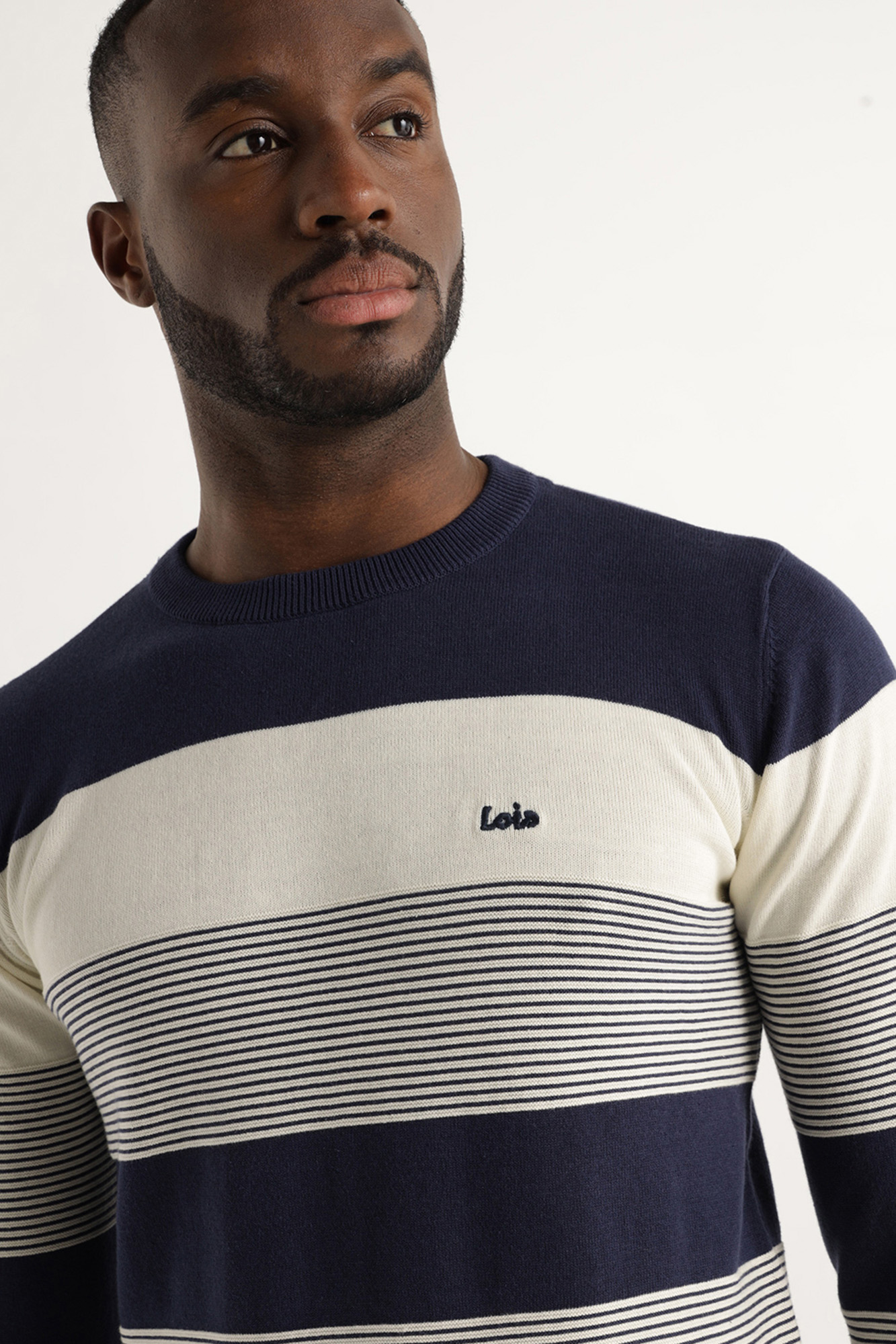 Camisola Gola Caixa Camisolas e casacos de malha para Homem