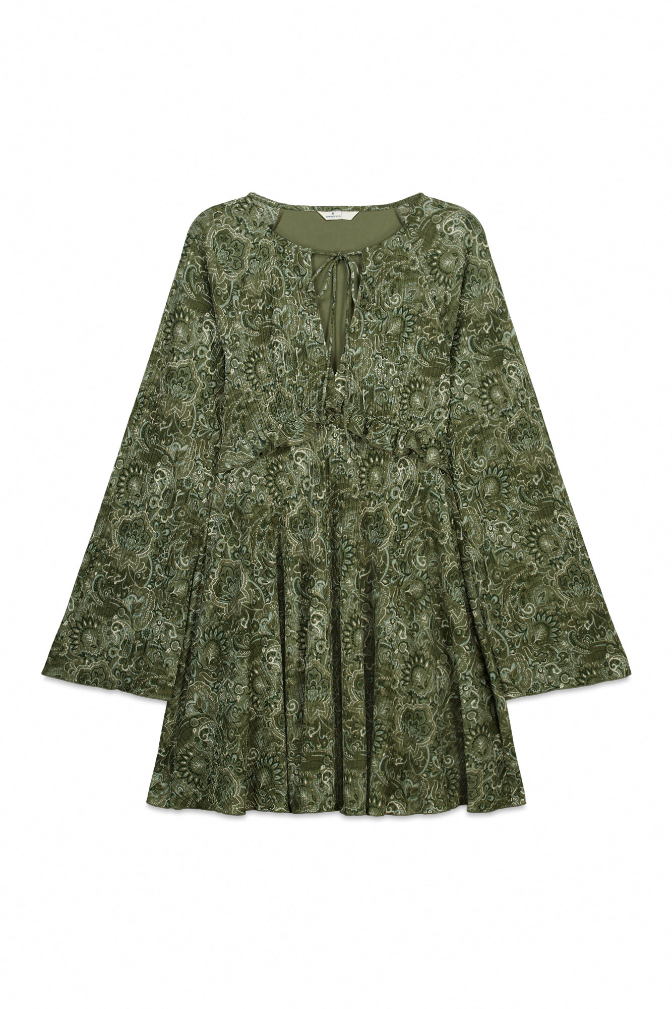 slim fit dress slacks Carmel Paisley Dress – Jennafer Grace main image 0