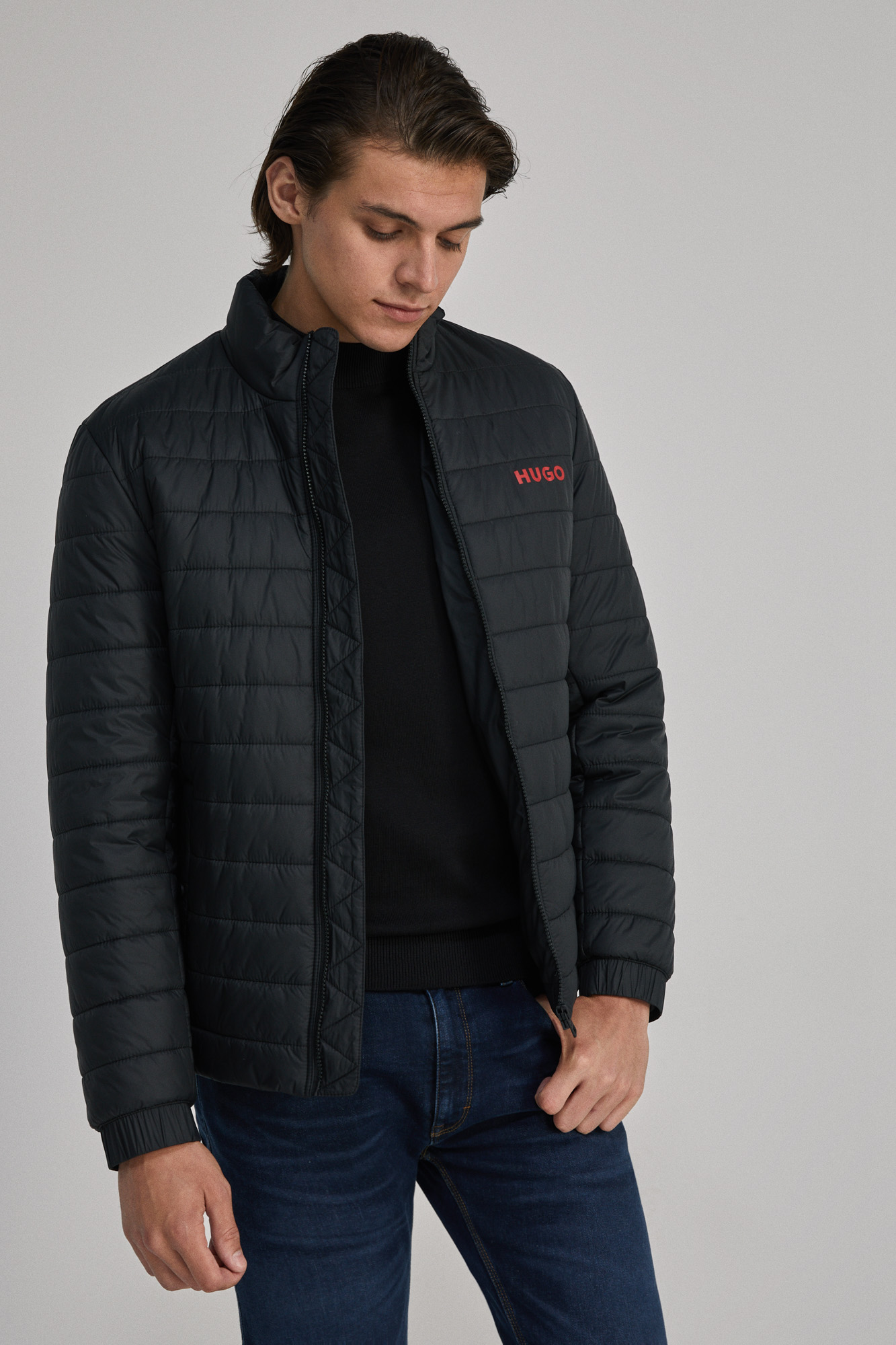 Plumas ligero puños elásticos Cazadoras, chaquetas y chalecos de